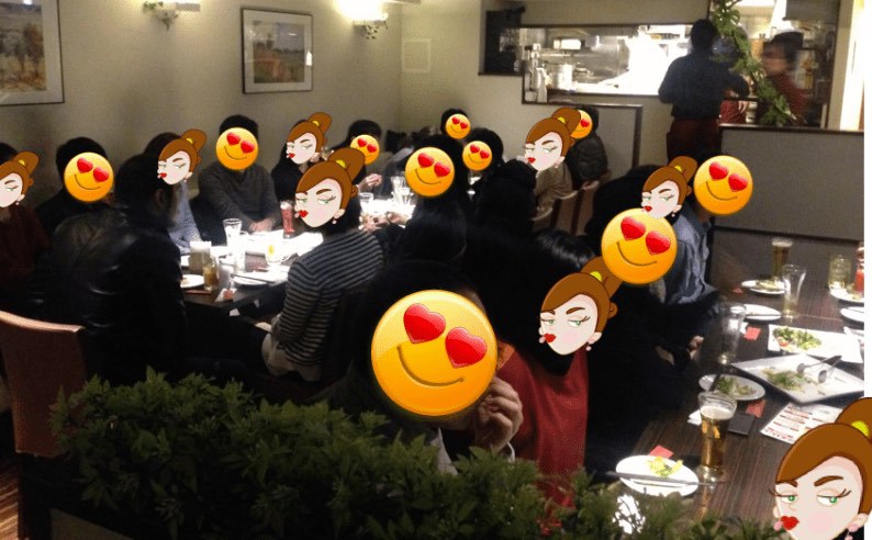 プレイスサークルでは男女比が一緒